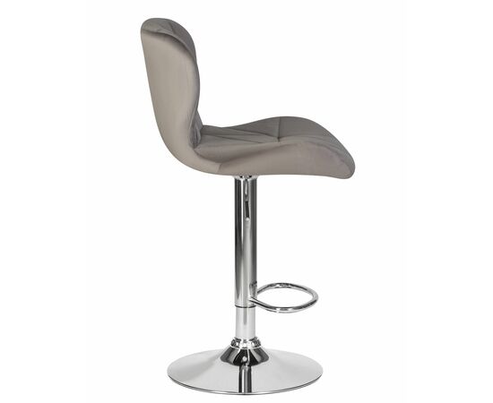Набор 2 шт Стул барный DOBRIN BARNY, серый велюр (MJ9-75), Вариант: серый велюр (MJ9-75), изображение 4 | Интернет магазин мебели и декора LifeDekor
