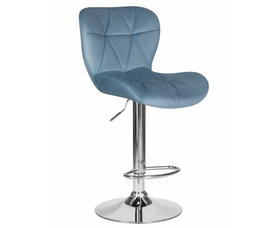Набор 2 шт Стул барный DOBRIN BARNY, пудрово-голубой велюр (MJ9-74), Вариант: пудрово-голубой велюр (MJ9-74), изображение 2 | Интернет магазин мебели и декора LifeDekor
