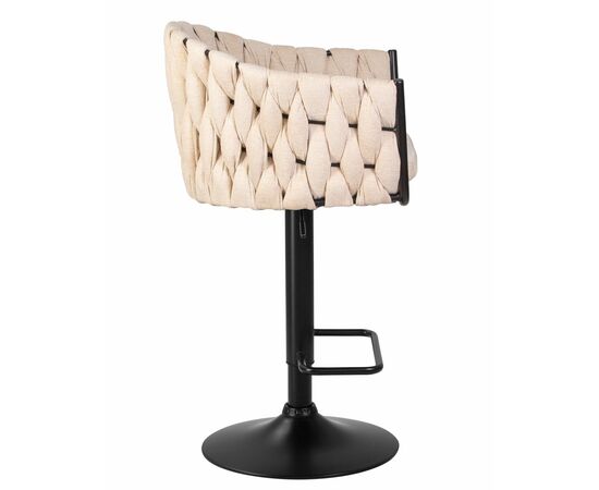 Набор 2 шт Стул барный DOBRIN LEON, бежевая ткань (LAR 275-1), Вариант: бежевая ткань (LAR 275-1), изображение 4 | Интернет магазин мебели и декора LifeDekor