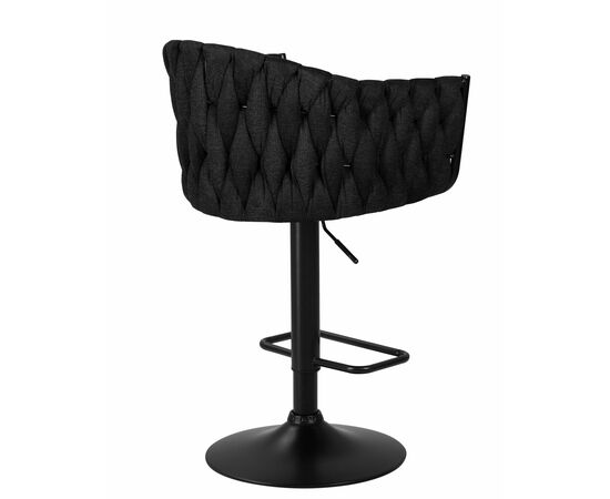 Набор 2 шт Стул барный DOBRIN LEON, черная ткань (LAR-275-33), Вариант: черная ткань (LAR-275-33), изображение 5 | Интернет магазин мебели и декора LifeDekor