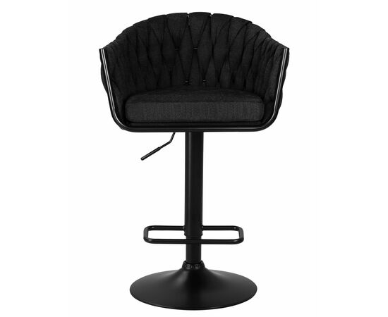 Набор 2 шт Стул барный DOBRIN LEON, черная ткань (LAR-275-33), Вариант: черная ткань (LAR-275-33), изображение 7 | Интернет магазин мебели и декора LifeDekor