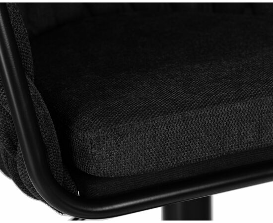 Набор 2 шт Стул барный DOBRIN LEON, черная ткань (LAR-275-33), Вариант: черная ткань (LAR-275-33), изображение 8 | Интернет магазин мебели и декора LifeDekor