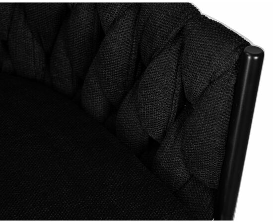 Набор 2 шт Стул барный DOBRIN LEON, черная ткань (LAR-275-33), Вариант: черная ткань (LAR-275-33), изображение 9 | Интернет магазин мебели и декора LifeDekor