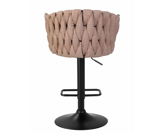 Набор 2 шт Стул барный DOBRIN LEON, коричневая ткань (LAR 275-3), Вариант: коричневая ткань (LAR 275-3), изображение 6 | Интернет магазин мебели и декора LifeDekor