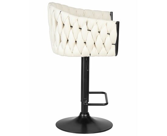 Набор 2 шт Стул барный DOBRIN LEON, кремовая ткань (LAR 275-33), Вариант: кремовая ткань (LAR 275-33), изображение 4 | Интернет магазин мебели и декора LifeDekor