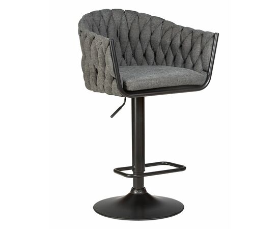 Набор 2 шт Стул барный DOBRIN LEON, графитовая ткань (LAR-275-21), Вариант: графитовая ткань (LAR-275-21), изображение 2 | Интернет магазин мебели и декора LifeDekor