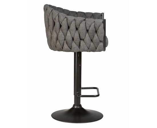 Набор 2 шт Стул барный DOBRIN LEON, графитовая ткань (LAR-275-21), Вариант: графитовая ткань (LAR-275-21), изображение 4 | Интернет магазин мебели и декора LifeDekor