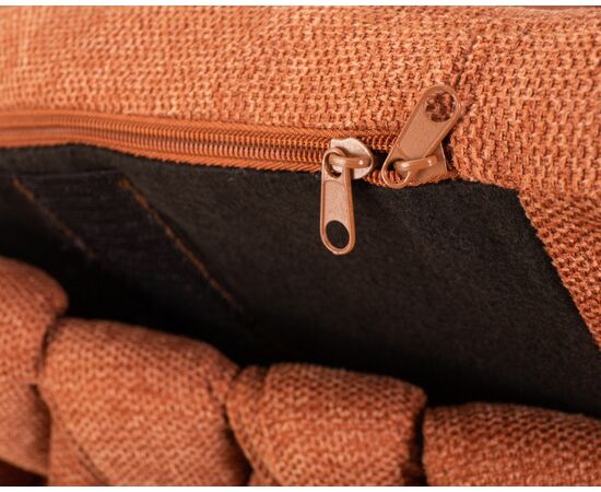 Набор 2 шт Стул барный DOBRIN LEON, оранжевая ткань (LAR 275-27), Вариант: оранжевая ткань (LAR 275-27), изображение 12 | Интернет магазин мебели и декора LifeDekor