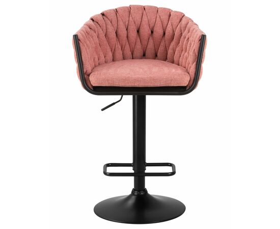 Набор 2 шт Стул барный DOBRIN LEON, розовая ткань (LAR 275-10), Вариант: розовая ткань (LAR 275-10), изображение 7 | Интернет магазин мебели и декора LifeDekor