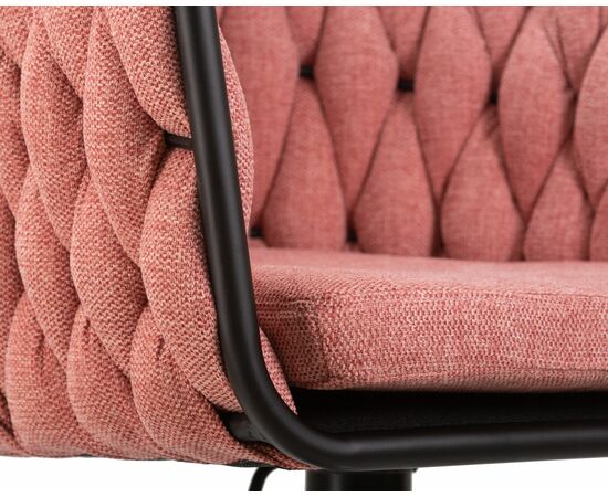 Набор 2 шт Стул барный DOBRIN LEON, розовая ткань (LAR 275-10), Вариант: розовая ткань (LAR 275-10), изображение 9 | Интернет магазин мебели и декора LifeDekor