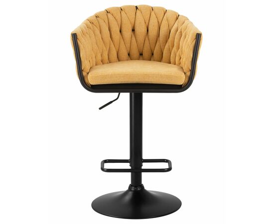 Набор 2 шт Стул барный DOBRIN LEON, жёлтая ткань (LAR 275-8), Вариант: жёлтая ткань (LAR 275-8), изображение 7 | Интернет магазин мебели и декора LifeDekor