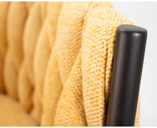 Набор 2 шт Стул барный DOBRIN LEON, жёлтая ткань (LAR 275-8), Вариант: жёлтая ткань (LAR 275-8), изображение 10 | Интернет магазин мебели и декора LifeDekor