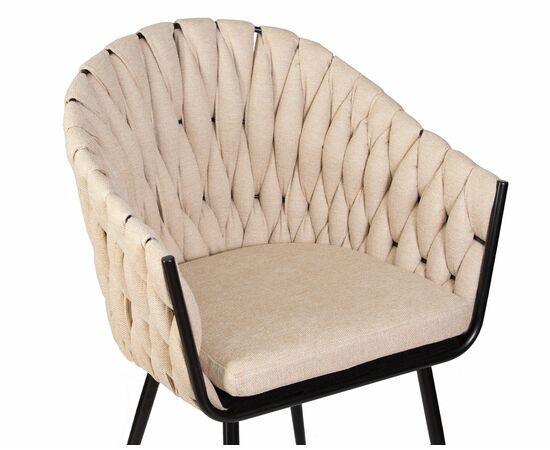 Набор 2 шт Стул обеденный DOBRIN MATILDA, бежевая ткань (LAR 275-1), Вариант: бежевая ткань (LAR 275-1), изображение 8 | Интернет магазин мебели и декора LifeDekor