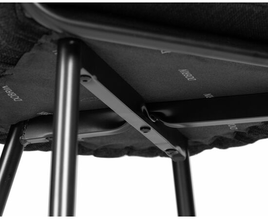 Набор 2 шт Стул обеденный DOBRIN MATILDA, черная ткань (LAR 275-50), Вариант: черная ткань (LAR 275-50), изображение 10 | Интернет магазин мебели и декора LifeDekor