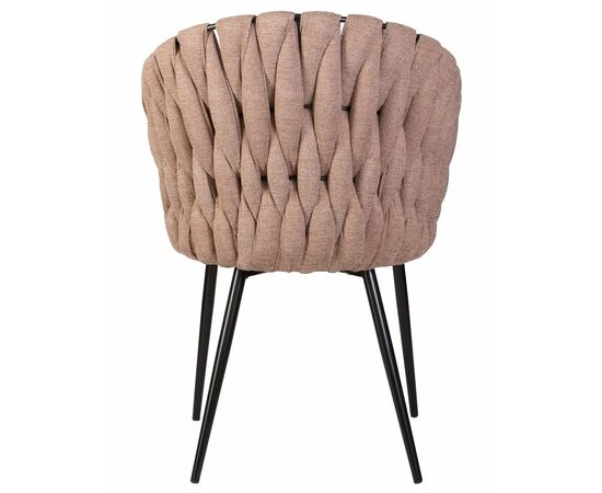 Набор 2 шт Стул обеденный DOBRIN MATILDA, коричневая ткань (LAR 275-3), Вариант: коричневая ткань (LAR 275-3), изображение 6 | Интернет магазин мебели и декора LifeDekor