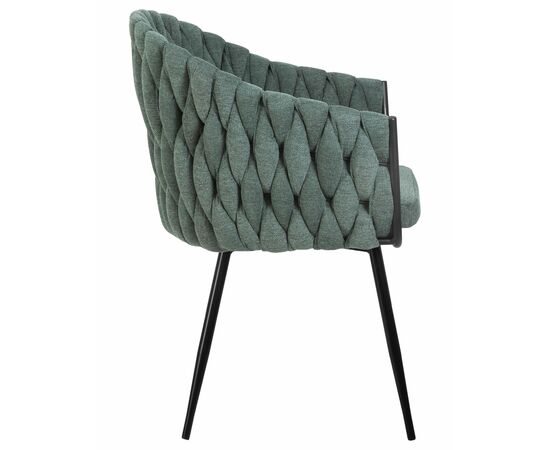 Набор 2 шт Стул обеденный DOBRIN MATILDA, зеленая ткань (LAR 275-23), Вариант: зеленая ткань (LAR 275-23), изображение 4 | Интернет магазин мебели и декора LifeDekor