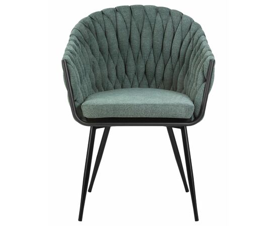 Набор 2 шт Стул обеденный DOBRIN MATILDA, зеленая ткань (LAR 275-23), Вариант: зеленая ткань (LAR 275-23), изображение 7 | Интернет магазин мебели и декора LifeDekor