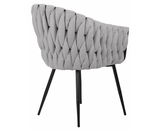 Набор 2 шт Стул обеденный DOBRIN MATILDA, серая ткань (LAR 275-17), Вариант: серая ткань (LAR 275-17), изображение 5 | Интернет магазин мебели и декора LifeDekor