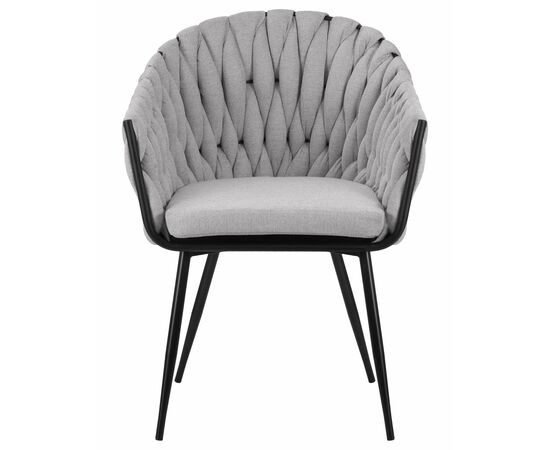 Набор 2 шт Стул обеденный DOBRIN MATILDA, серая ткань (LAR 275-17), Вариант: серая ткань (LAR 275-17), изображение 7 | Интернет магазин мебели и декора LifeDekor