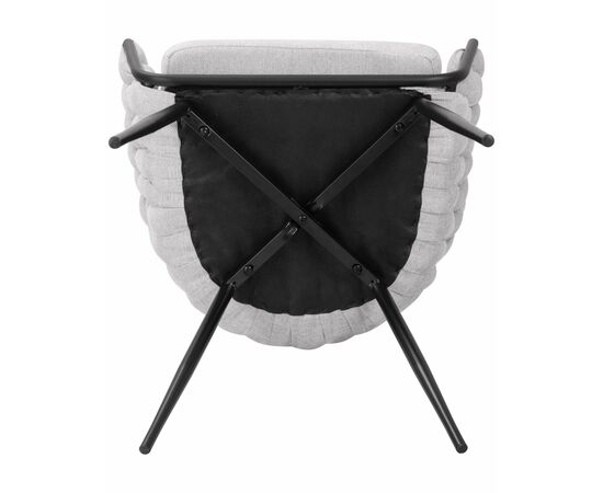 Набор 2 шт Стул обеденный DOBRIN MATILDA, серая ткань (LAR 275-17), Вариант: серая ткань (LAR 275-17), изображение 9 | Интернет магазин мебели и декора LifeDekor