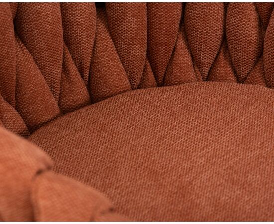 Набор 2 шт Стул обеденный DOBRIN MATILDA, оранжевая ткань (LAR 275-27), Вариант: оранжевая ткань (LAR 275-27), изображение 11 | Интернет магазин мебели и декора LifeDekor