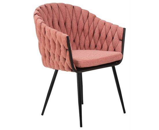 Набор 2 шт Стул обеденный DOBRIN MATILDA, розовая ткань (LAR 275-10), Вариант: розовая ткань (LAR 275-10), изображение 3 | Интернет магазин мебели и декора LifeDekor