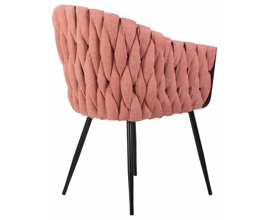 Набор 2 шт Стул обеденный DOBRIN MATILDA, розовая ткань (LAR 275-10), Вариант: розовая ткань (LAR 275-10), изображение 5 | Интернет магазин мебели и декора LifeDekor