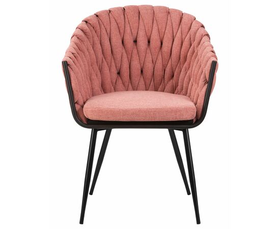 Набор 2 шт Стул обеденный DOBRIN MATILDA, розовая ткань (LAR 275-10), Вариант: розовая ткань (LAR 275-10), изображение 7 | Интернет магазин мебели и декора LifeDekor