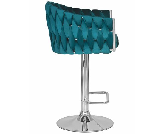 Набор 2 шт Стул барный DOBRIN MARCEL, морской волны велюр (MJ9-99), Вариант: морской волны велюр (MJ9-99), изображение 4 | Интернет магазин мебели и декора LifeDekor