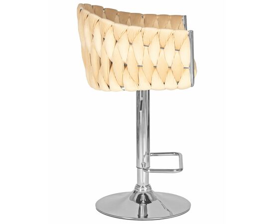 Набор 2 шт Стул барный DOBRIN MARCEL, бежевый велюр (MJ9-10), Вариант: бежевый велюр (MJ9-10), изображение 4 | Интернет магазин мебели и декора LifeDekor