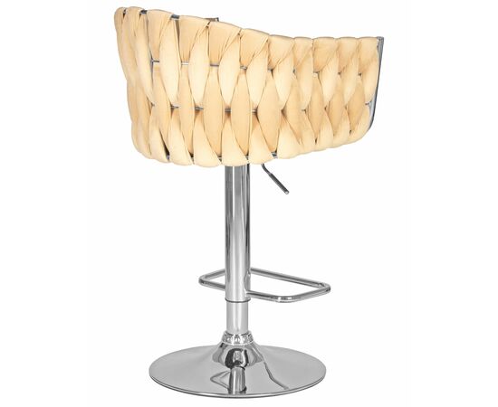 Набор 2 шт Стул барный DOBRIN MARCEL, бежевый велюр (MJ9-10), Вариант: бежевый велюр (MJ9-10), изображение 5 | Интернет магазин мебели и декора LifeDekor