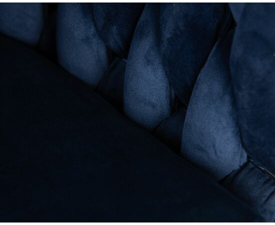 Набор 2 шт Стул барный DOBRIN MARCEL, синий велюр (MJ9-117), Вариант: синий велюр (MJ9-117), изображение 9 | Интернет магазин мебели и декора LifeDekor