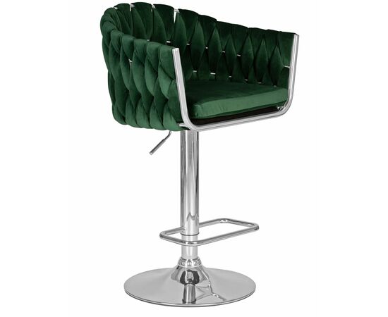 Набор 2 шт Стул барный DOBRIN MARCEL, зеленый велюр (MJ9-88), Вариант: зеленый велюр (MJ9-88), изображение 3 | Интернет магазин мебели и декора LifeDekor