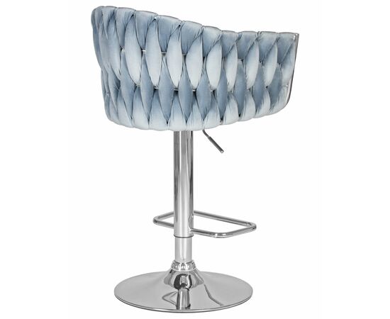 Набор 2 шт Стул барный DOBRIN MARCEL, пудрово-голубой велюр (MJ9-74), Вариант: пудрово-голубой велюр (MJ9-74), изображение 5 | Интернет магазин мебели и декора LifeDekor
