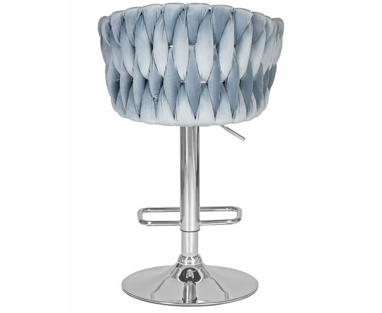 Набор 2 шт Стул барный DOBRIN MARCEL, пудрово-голубой велюр (MJ9-74), Вариант: пудрово-голубой велюр (MJ9-74), изображение 6 | Интернет магазин мебели и декора LifeDekor
