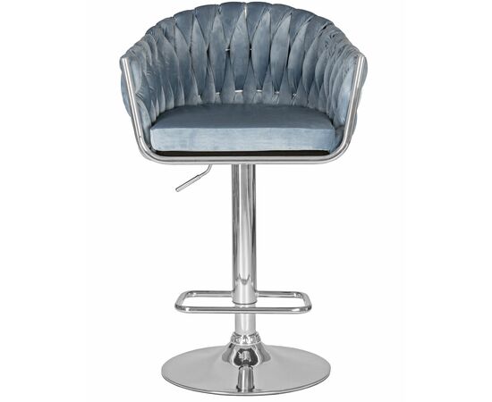 Набор 2 шт Стул барный DOBRIN MARCEL, пудрово-голубой велюр (MJ9-74), Вариант: пудрово-голубой велюр (MJ9-74), изображение 7 | Интернет магазин мебели и декора LifeDekor