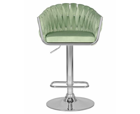 Набор 2 шт Стул барный DOBRIN MARCEL, пудрово-мятный велюр (MJ9-87), Вариант: пудрово-мятный велюр (MJ9-87), изображение 7 | Интернет магазин мебели и декора LifeDekor