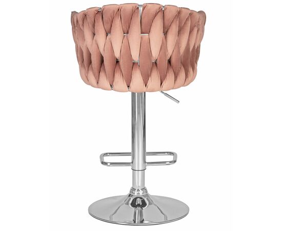 Набор 2 шт Стул барный DOBRIN MARCEL, пудрово-розовый велюр (MJ9-32), Вариант: пудрово-розовый велюр (MJ9-32), изображение 6 | Интернет магазин мебели и декора LifeDekor