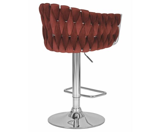 Набор 2 шт Стул барный DOBRIN MARCEL, винный велюр (MJ9-35), Вариант: винный велюр (MJ9-35), изображение 5 | Интернет магазин мебели и декора LifeDekor