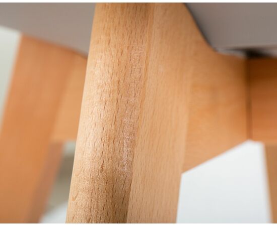 Набор 4 шт Стул обеденный DOBRIN JERRY SOFT, ножки светлый бук, цвет сиденья светло-серый (GR-01), Вариант: ножки светлый бук, цвет сиденья светло-серый (GR-01), изображение 11 | Интернет магазин мебели и декора LifeDekor