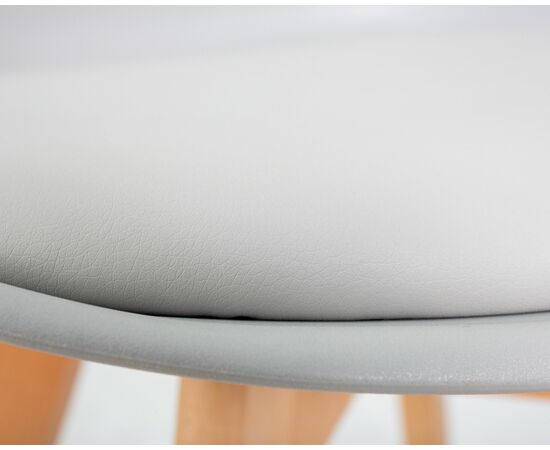 Набор 4 шт Стул обеденный DOBRIN JERRY SOFT, ножки светлый бук, цвет сиденья светло-серый (GR-01), Вариант: ножки светлый бук, цвет сиденья светло-серый (GR-01), изображение 12 | Интернет магазин мебели и декора LifeDekor