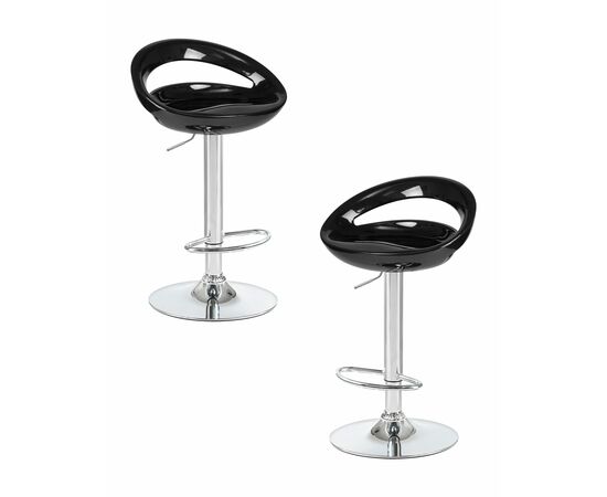 Набор 2 шт Стул барный DOBRIN DISCO, чёрный, Вариант: чёрный | Интернет магазин мебели и декора LifeDekor