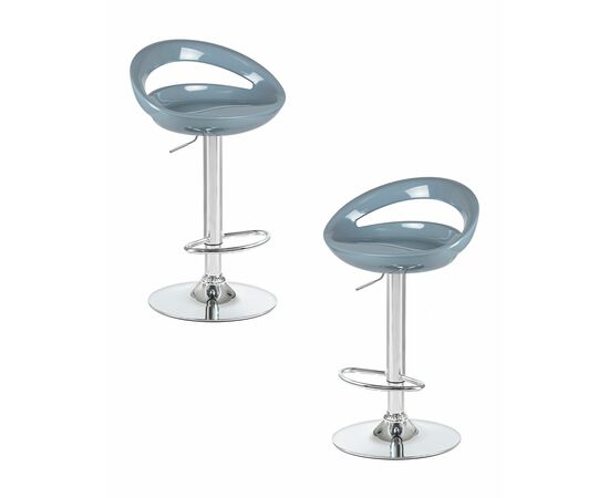 Набор 2 шт Стул барный DOBRIN DISCO, серый, Вариант: серый | Интернет магазин мебели и декора LifeDekor