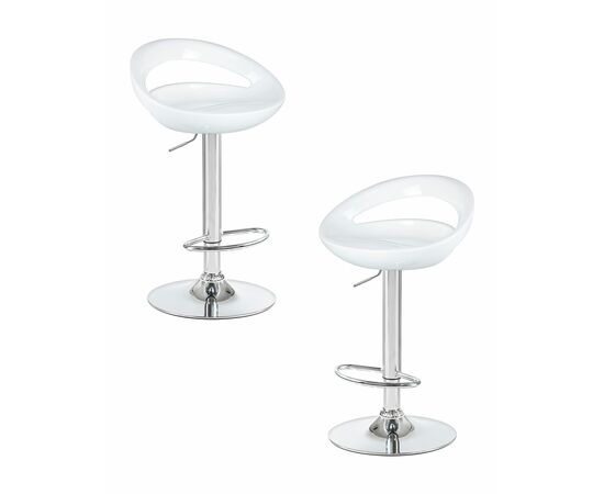 Набор 2 шт Стул барный DOBRIN DISCO, белый, Вариант: белый | Интернет магазин мебели и декора LifeDekor