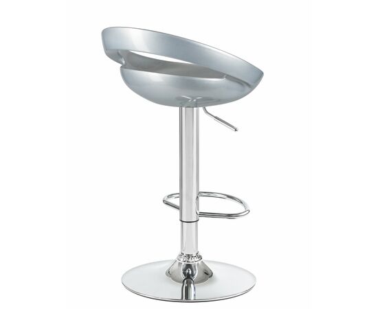 Набор 2 шт Стул барный DOBRIN DISCO, серебряный, Вариант: серебряный, изображение 5 | Интернет магазин мебели и декора LifeDekor