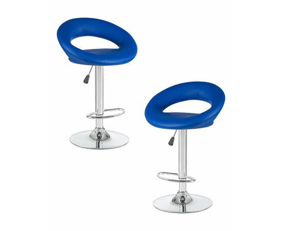 Набор 2 шт Стул барный DOBRIN MIRA, синий, Вариант: синий | Интернет магазин мебели и декора LifeDekor