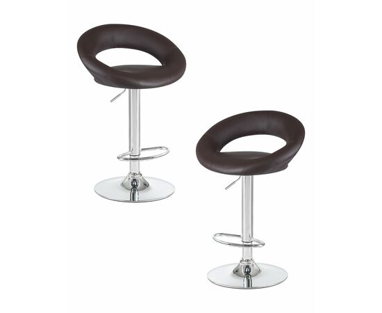 Набор 2 шт Стул барный DOBRIN MIRA, коричневый, Вариант: коричневый | Интернет магазин мебели и декора LifeDekor