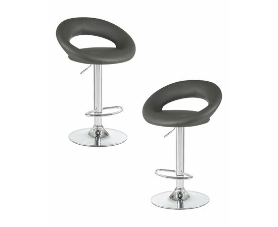 Набор 2 шт Стул барный DOBRIN MIRA, серый, Вариант: серый | Интернет магазин мебели и декора LifeDekor