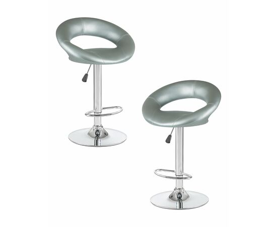 Набор 2 шт Стул барный DOBRIN MIRA, серебряный, Вариант: серебряный | Интернет магазин мебели и декора LifeDekor