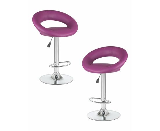 Набор 2 шт Стул барный DOBRIN MIRA, фиолетовый, Вариант: фиолетовый | Интернет магазин мебели и декора LifeDekor